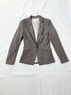 H&M Gray Blazer Women's Size 4